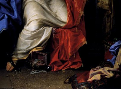 Charles Le Brun - The Repentant Magdalen (detail) - WGA12541