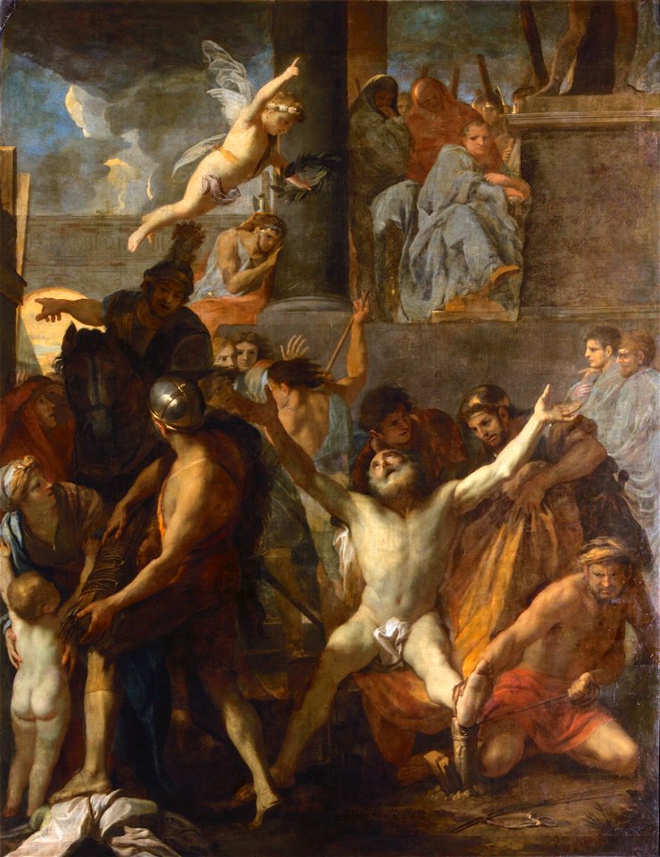Charles Lebrun - Le Crucifiement de saint André