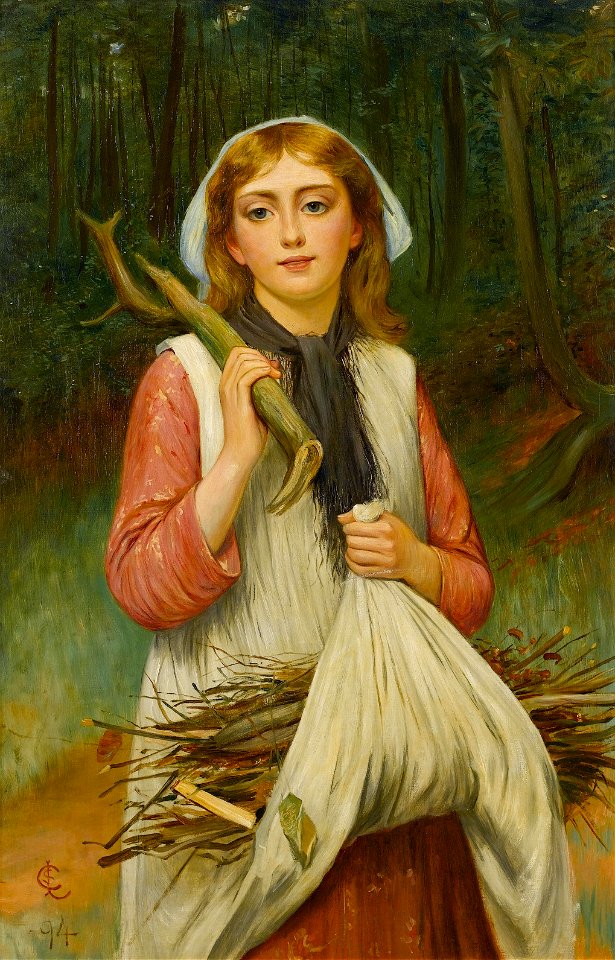 Charles Sillem Lidderdale The young faggot-gatherer 1894