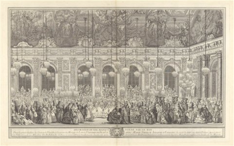 Charles Nicolas Cochin I, Decoration for a Masked Ball at Versailles, ca. 1860