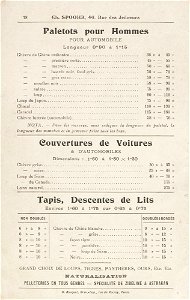 Charles Spoohr, Paris, Saison 1899-1900 (22)