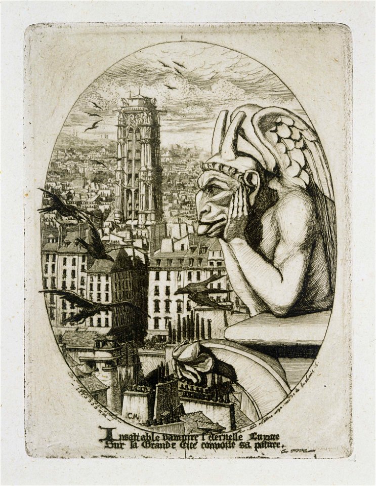 Charles Meryon - Le Stryge - Google Art Project