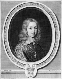 Charles Paris d'Orleans Nanteuil 1660