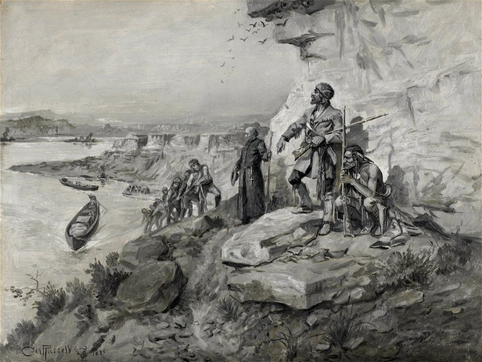 Charles M. Russell - Voyageurs - 81.108.1 - Minneapolis Institute of Arts