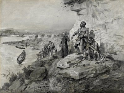 Charles M. Russell - Voyageurs - 81.108.1 - Minneapolis Institute of Arts
