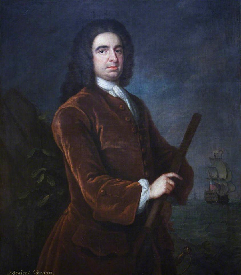 Charles Philips (1708-1747) - Admiral Edward 'Grog' Vernon (1684–1757) - 653149 - National Trust