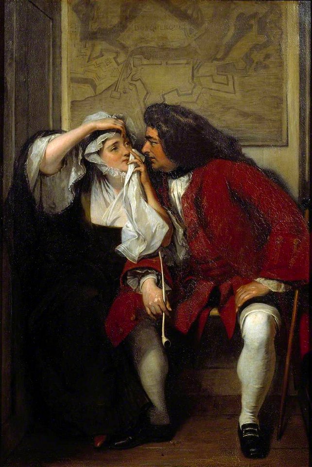 Charles Robert Leslie (1794-1859) - A Scene from Tristram Shandy ('Uncle Toby and the Widow Wadman') - N00403 - National Gallery