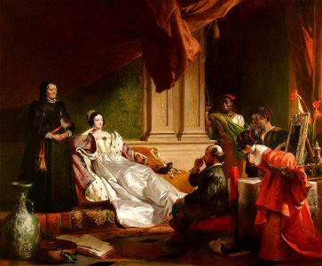 Charles Robert Leslie (1794-1859) - Sancho Panza and the Duchess (from Cervantes's 'Don Quixote of La Mancha', 1605–1615) - 485040 - National Trust