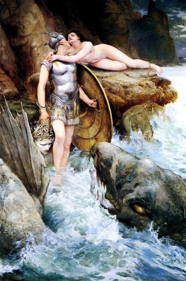 Charles Napier Kennedy - Perseus and Andromeda, 1890