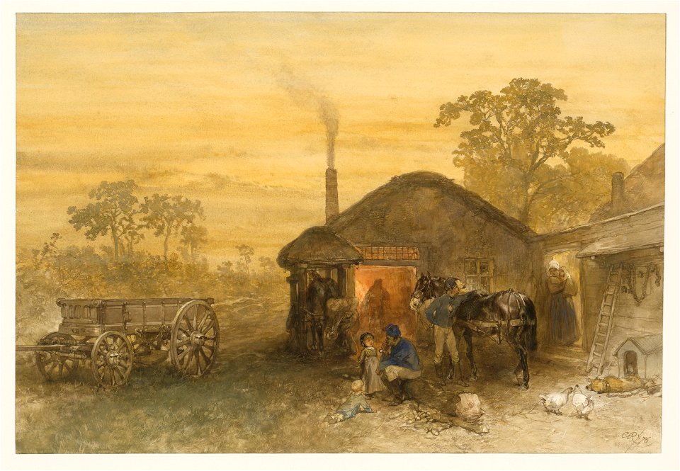 Charles Rochussen - De hoefsmid