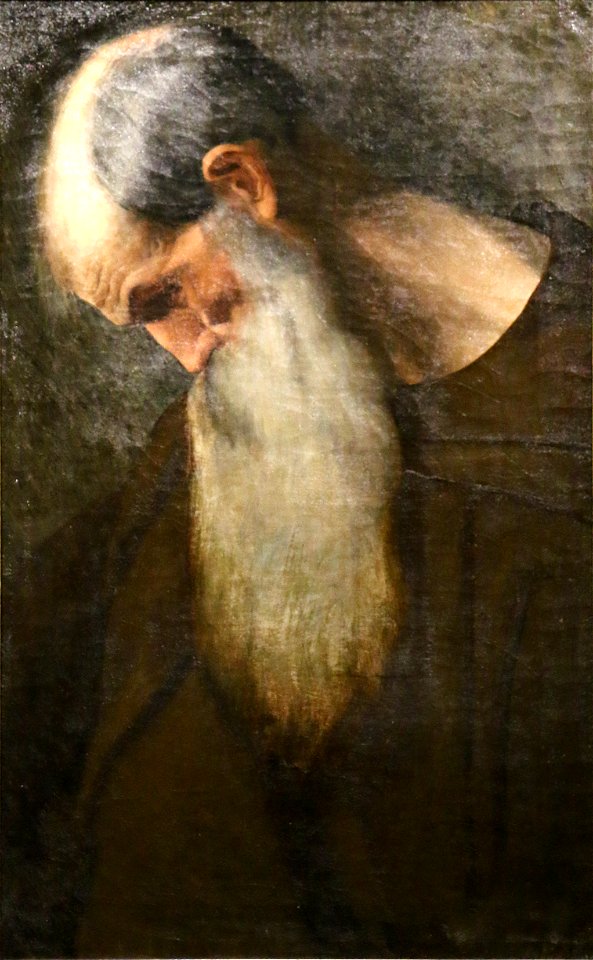 Charles Nègre - étude de tête de moine