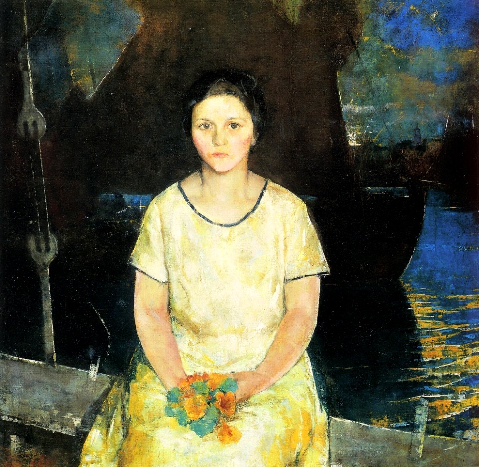 Charles W. Hawthorne - The Fisherman's Daughter (1912)