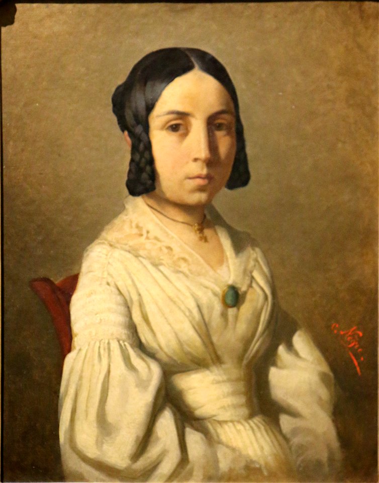 Charles Nègre- Portrait d'Anne Nègre