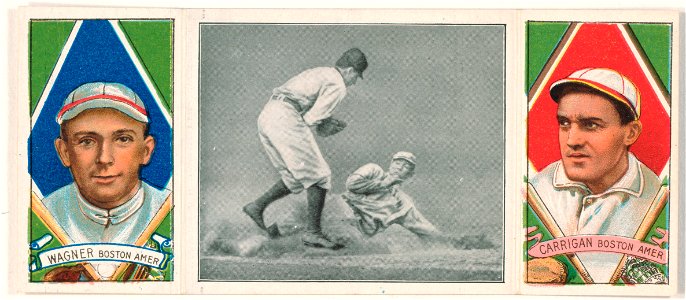 Charles Wagner-William Carrigan, Boston Red Sox, baseball card portrait LCCN2008678442