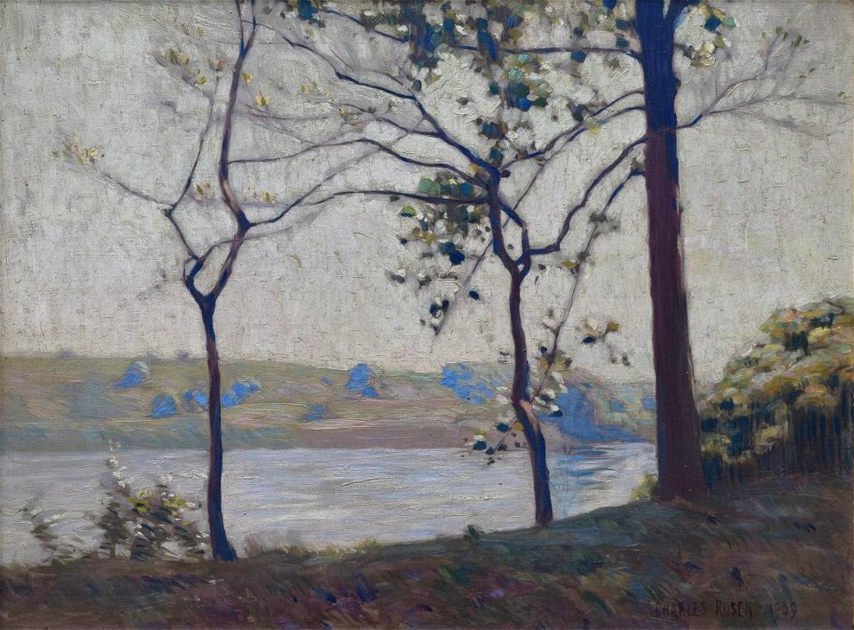 Charles Rosen - Across the River - 1931.639.1 - Reading Public Museum
