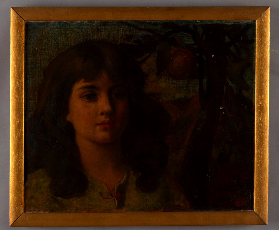 Charles Walter Stetson - Gertrude by an Orange Tree - 13.868 - Rhode Island School of Design Museum