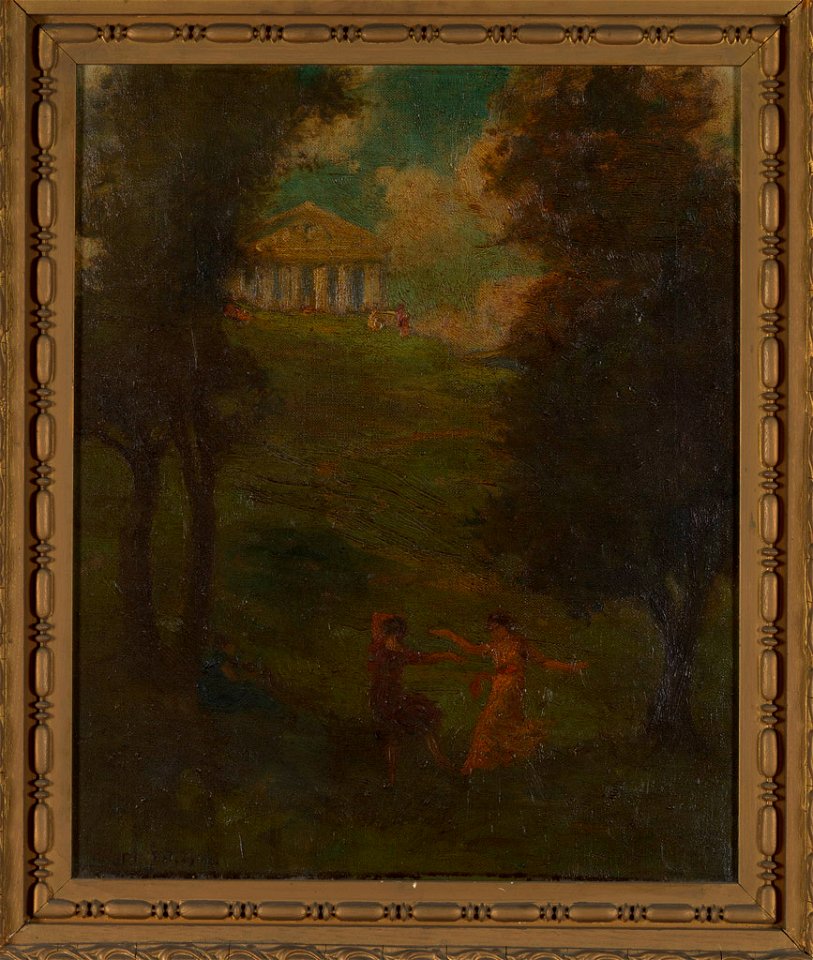 Charles Walter Stetson - Temple with Dancing Girls - 13.1011 - Rhode Island School of Design Museum