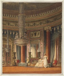 Charles Wild - The Circular Dining Room at Carlton House, London - Google Art Project