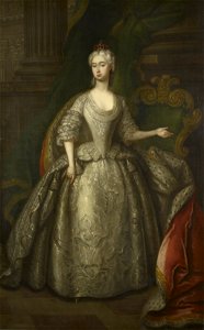 Charles Philips (1708-47) - Augusta, Princess of Wales (1719-1772) - RCIN 405648 - Royal Collection