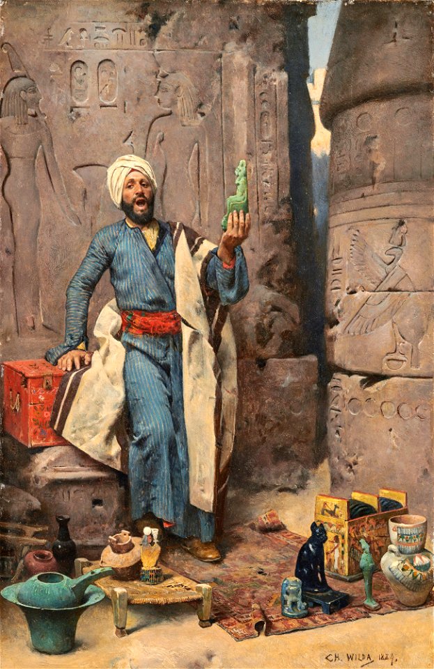 Charles Wilda - The Jade-green Isis, 1884