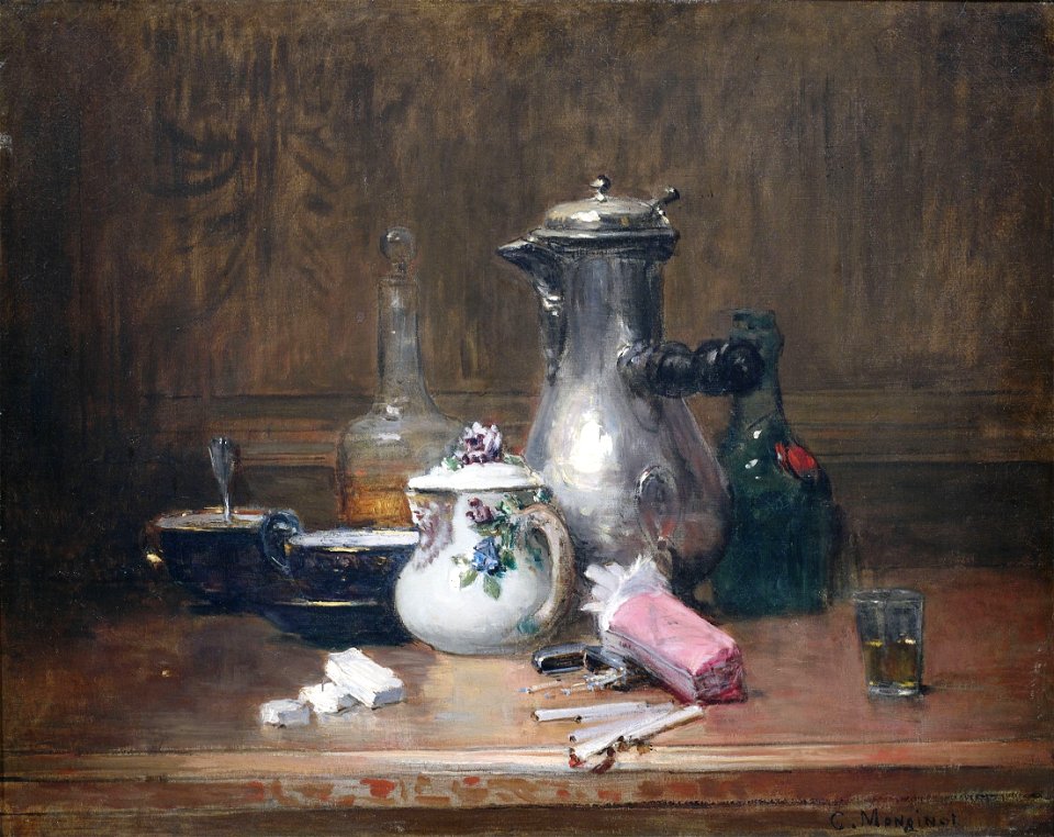 Charles Monginot Nature morte du bon vivant