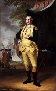 Charles Willson Peale - George Washington (1732-1799) - 1943.144 - Fogg Museum. Free illustration for personal and commercial use.