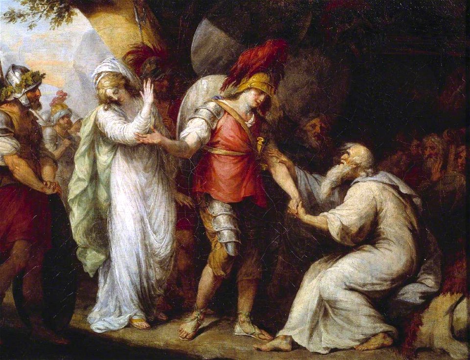 Charles Reuben Ryley (1752-1798) - Oscar Bringing Back Annir's Daughter ...