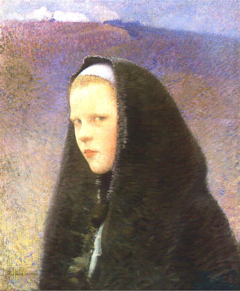 Charles Sprague Pearce - Young Brittany Girl