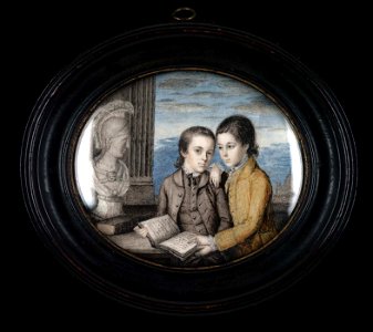 Charles Willson Peale - Matthias and Thomas Bordley - 1974.113 - Smithsonian American Art Museum