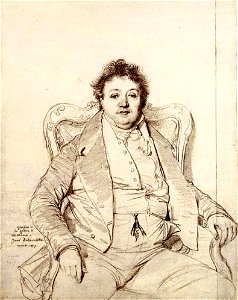 Charles Thévenin - Portrait par Ingres