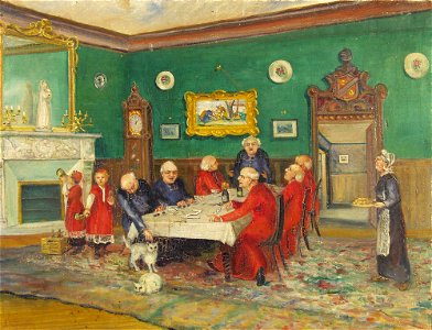 Charles Rousseau, Le repas des curés