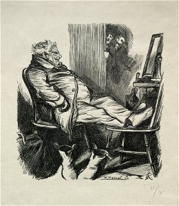 Charles Samuel Keene (British, 1823-1891) - How I Lost My Whiskers - 1924.407 - Cleveland Museum of Art