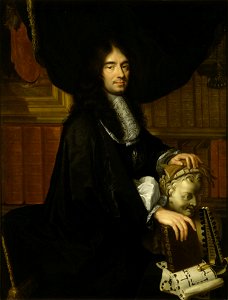 Charles Perrault par Lallemant d'après Le Brun – Château de Versailles (cropped)