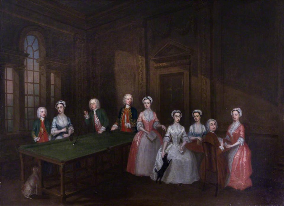 Charles Philips (1708-1747) - Conversation Piece of the Warren Family - 653234 - National Trust