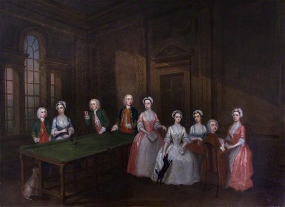 Charles Philips (1708-1747) - Conversation Piece of the Warren Family - 653234 - National Trust