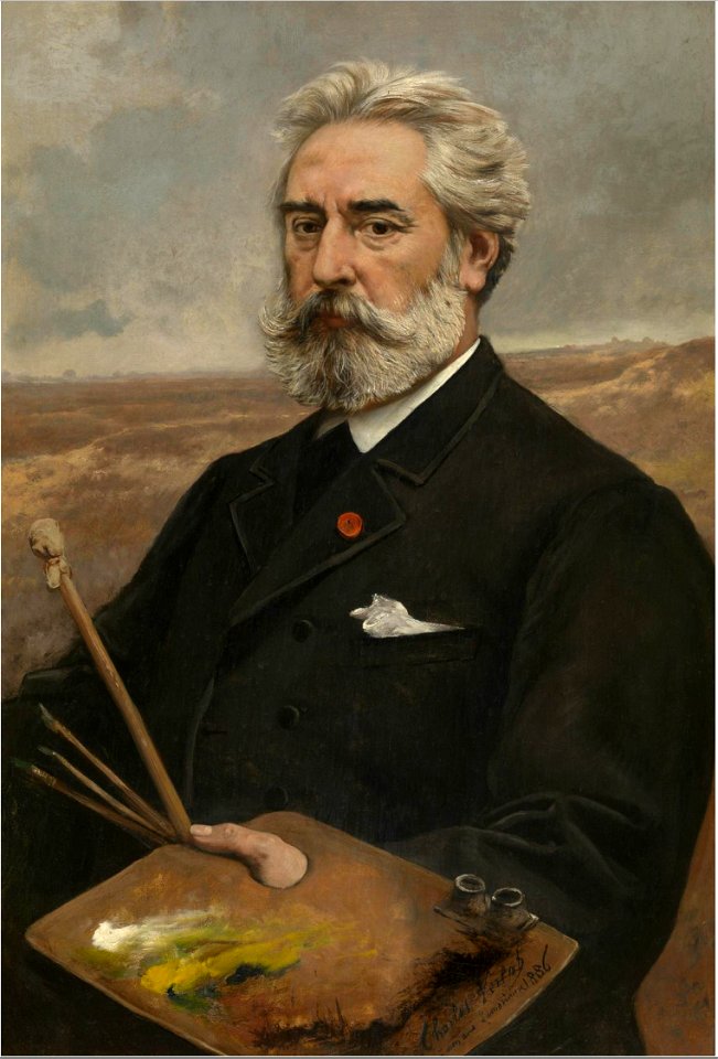 Charles Verlat - The painter Jean Pierre François Lamorinière