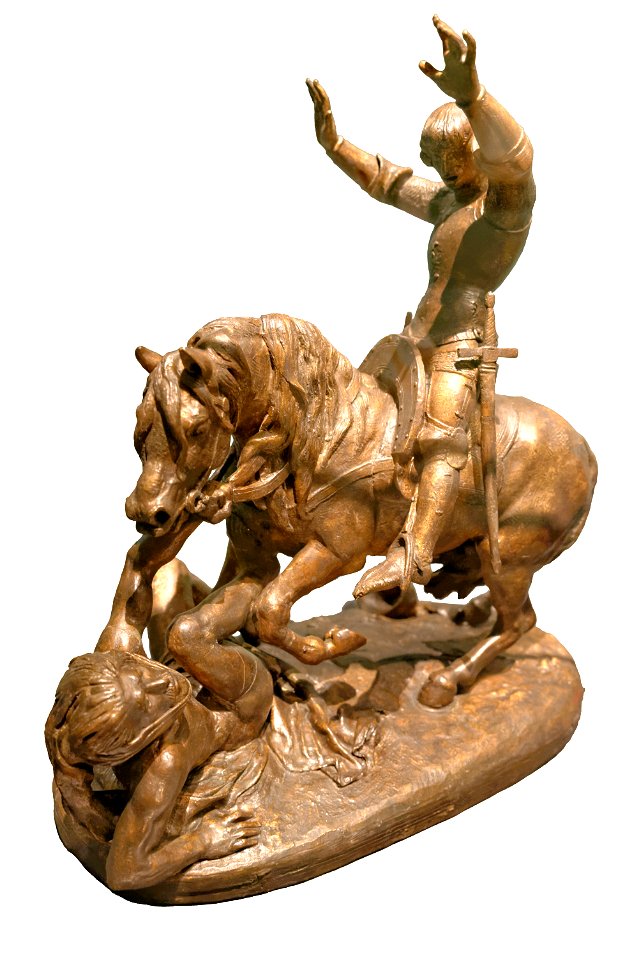 Charles VI surpris dans la forêt du Mans-Antoine Louis Barye-MBA Lyon 2014-02