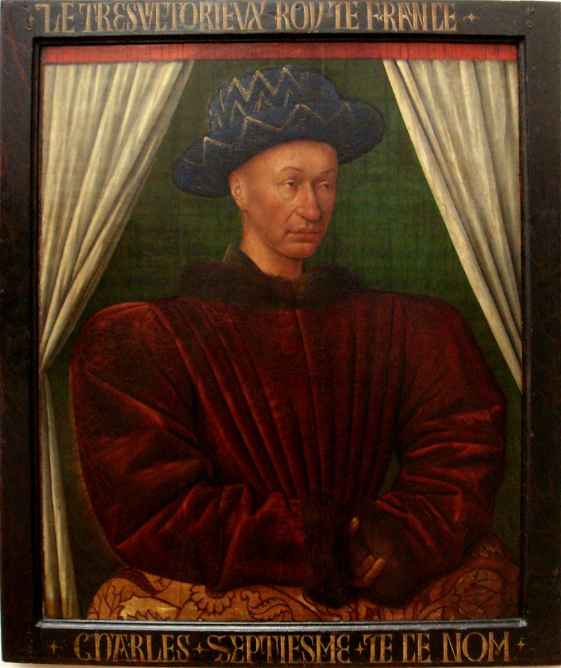 Charles VII by Jean Fouquet 1445 1450.2