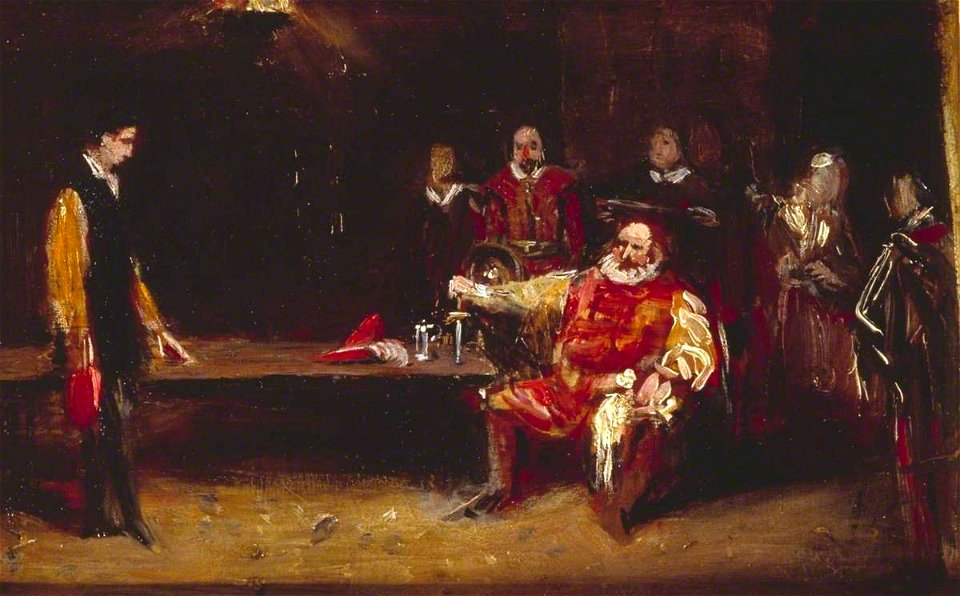 Charles Robert Leslie (1794-1859) - Falstaff Personating the King - A00739 - Tate