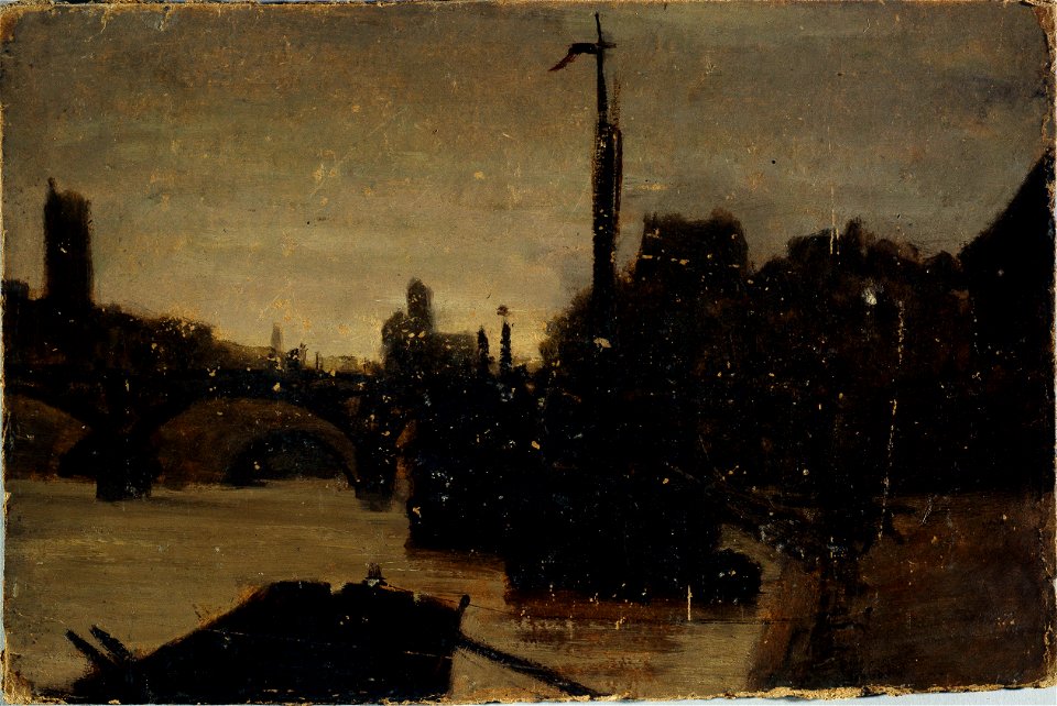 Charles-Emile Cuisin - Le Pont des Arts - P2020 - Musée Carnavalet