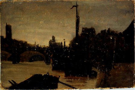 Charles-Emile Cuisin - Le Pont des Arts - P2020 - Musée Carnavalet