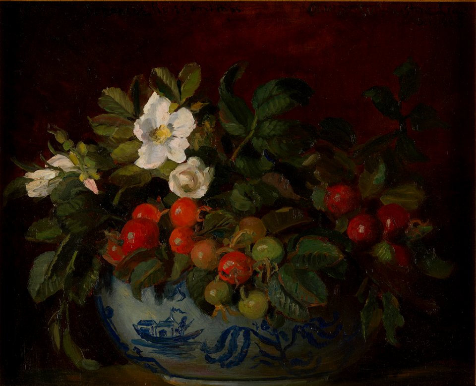 Charles Walter Stetson - Japanese Roses and their Hips - 13.1008 - Rhode Island School of Design Museum