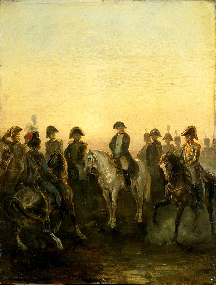 Charles Rochussen - Napoleon met zijn staf