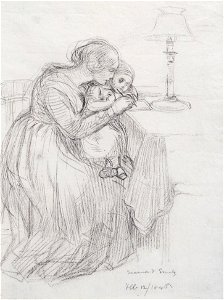 Charles West Cope - Mama & Emily - 9008