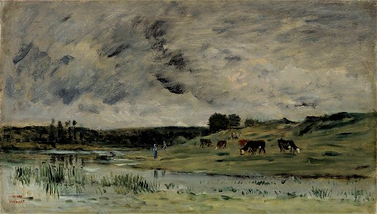 Charles-François Daubigny - Tripleval on the Seine - A I 525 - Finnish National Gallery