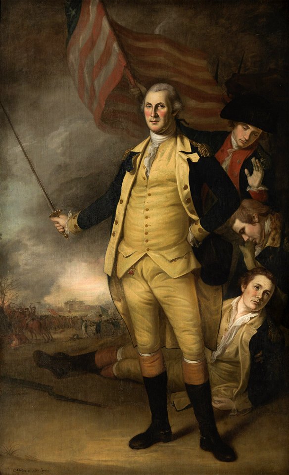 Charles Willson Peale - George Washington at the Battle of Princeton - PP222 - Princeton University Art Museum