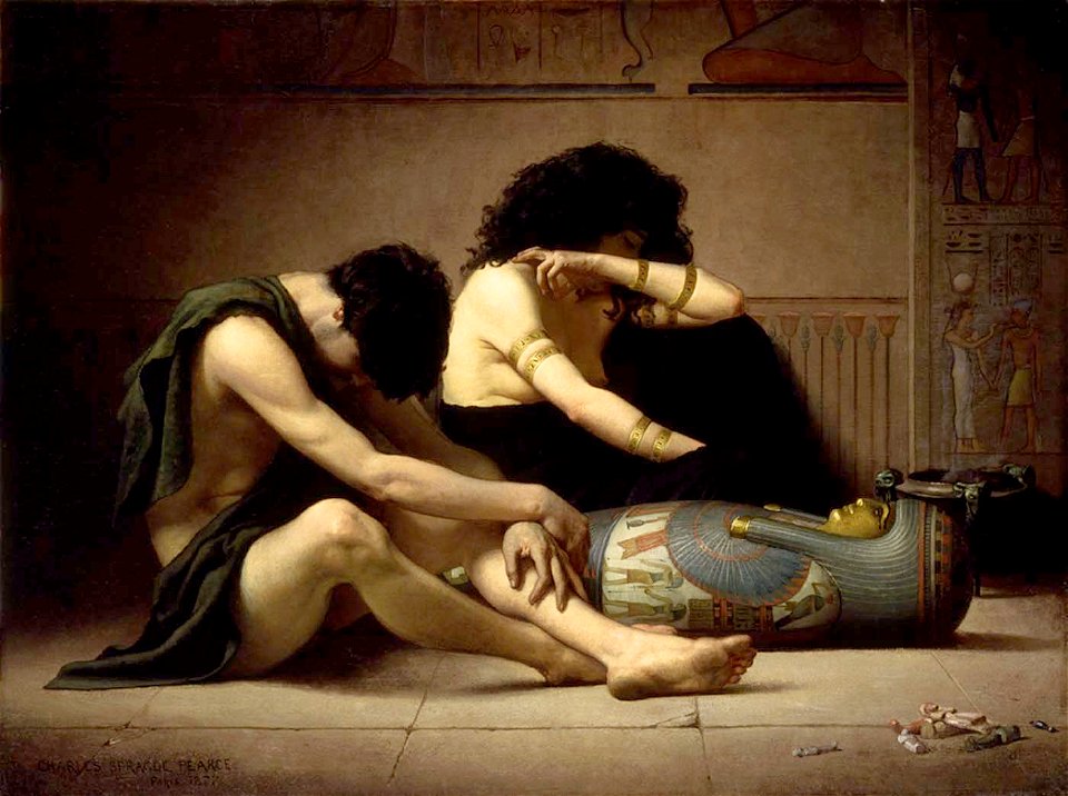Charles Sprague Pearce - Lamentations over the Death of the First-Born of Egypt