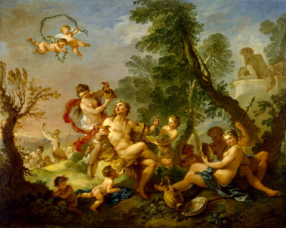 Charles-Joseph Natoire - Bacchanal - Google Art Project