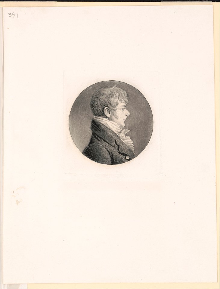 Charles Sterett, head-and-shoulders portrait, right profile LCCN2007677891