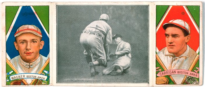 Charles Wagner-Wm. Carrigan, Boston Red Sox, baseball card portrait LCCN2008678418